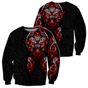 Tattoo Dragon Ugly Christmas Sweater, All Over Print Sweatshirt