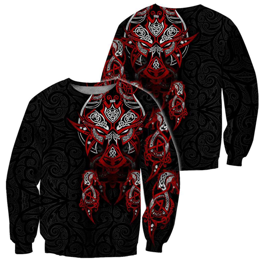 Tattoo Dragon Ugly Christmas Sweater, All Over Print Sweatshirt